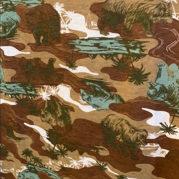 NWOT Lucky Brand camo Tshirt - Picture 6 of 9